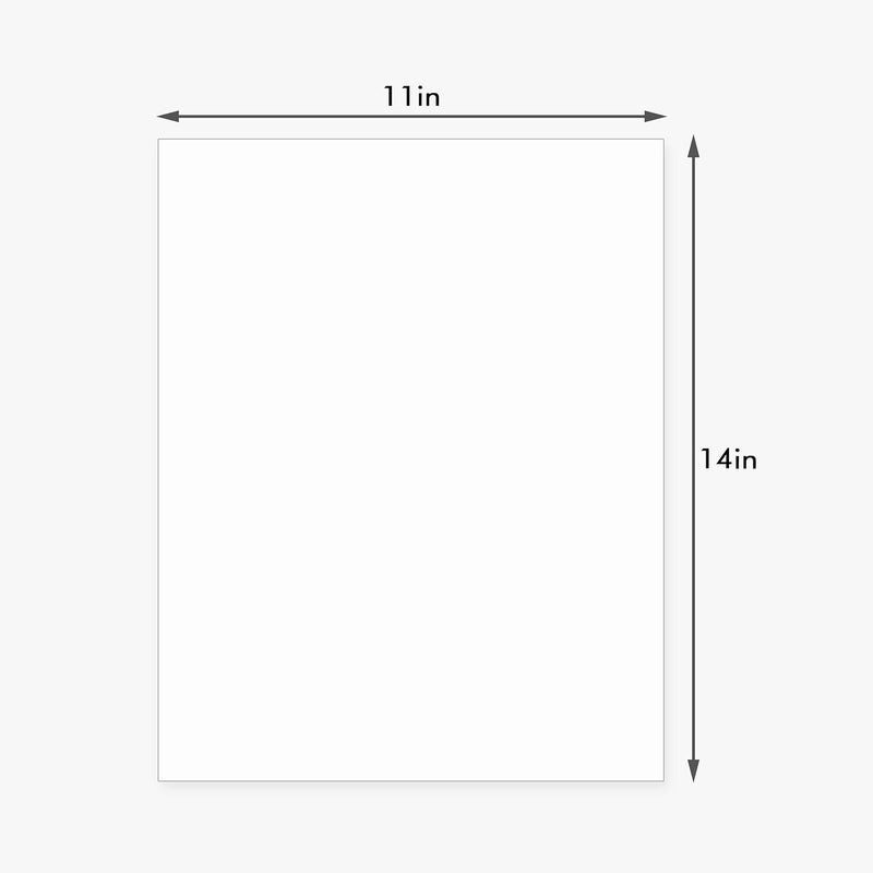 Somime 25 Pack Backing Boards Only - 11x14 Uncut White Mats Matboards, Acid Free Backerboards for Art Prints, Ideal for Photos/Pictures/Prints/Frames/Arts - Image 2